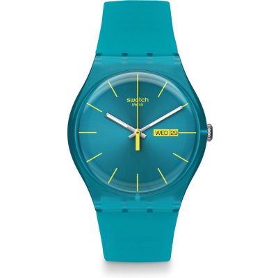 Montre Swatch Originals Large (41mm) SUOL700 Turquoise Rebel