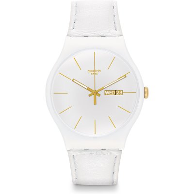 Montre Swatch Originals Large (41mm) SUOW703 White Character