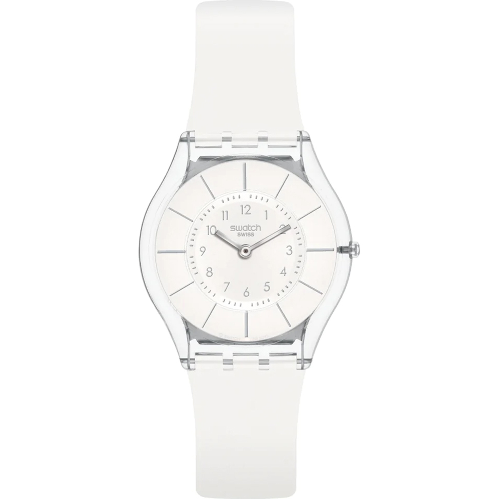 Montre Swatch Skin SS08K102-S14 White Classiness
