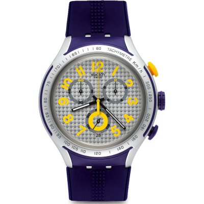 Montre Swatch XLite Chrono YYS4014 Yellow Pusher