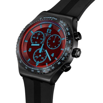Montre Swatch Irony - Chrono New YVB417 Crimson Mystique • EAN