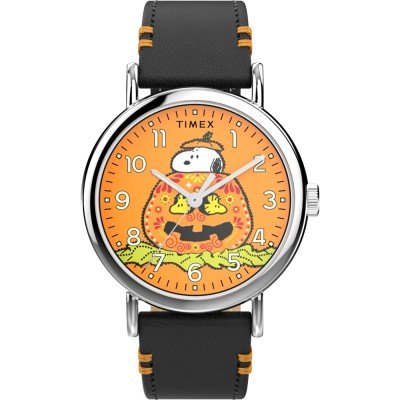 Montre Timex X Peanuts TW2Y12300 Timex X Peanuts - Pumpkin Dial