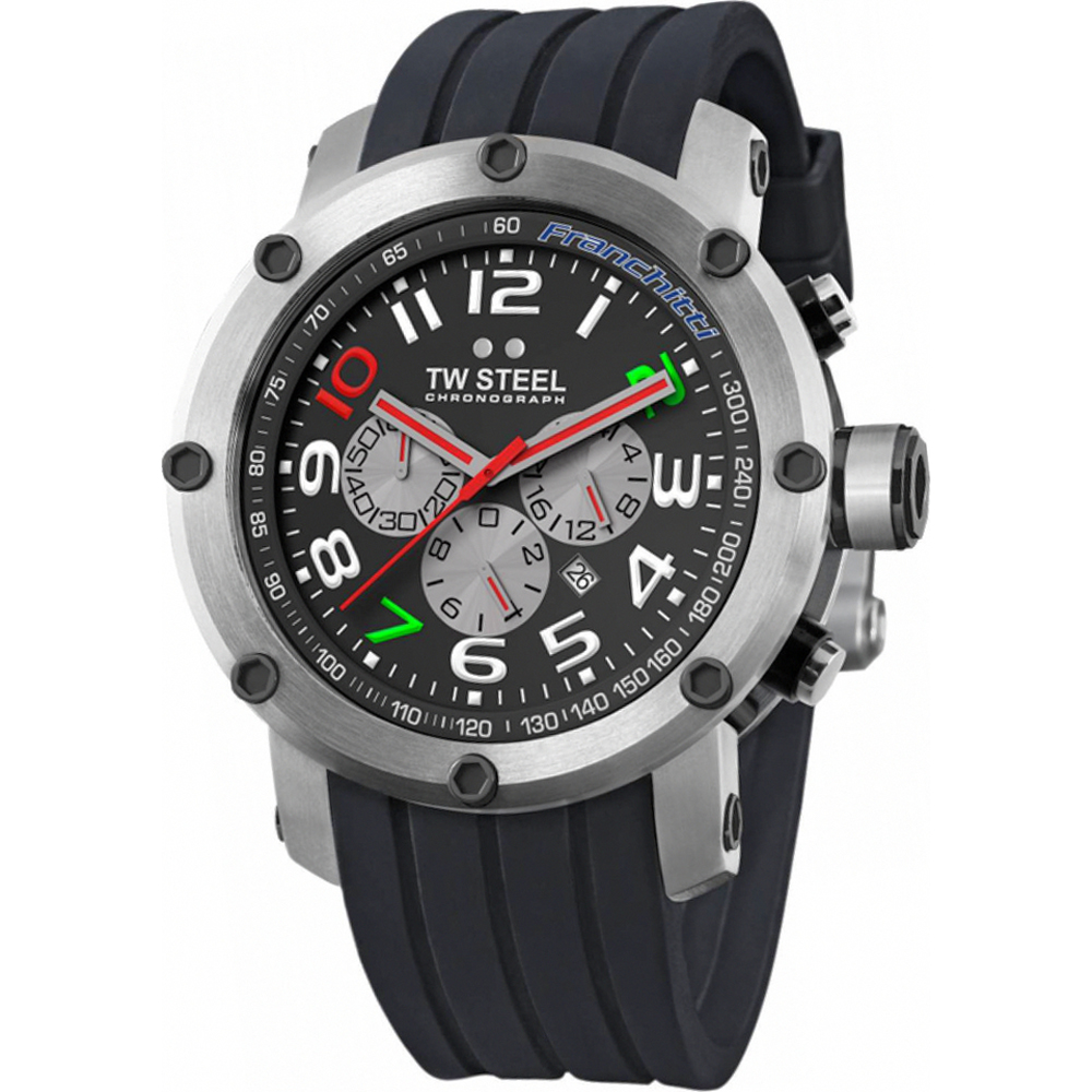 TW Steel Watch Chrono Grandeur Tech Dario Franchitti TW607