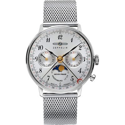 Montre Zeppelin LZ 129 Hindenburg 7037M-1 LZ 129 Hindenburg Mondphase