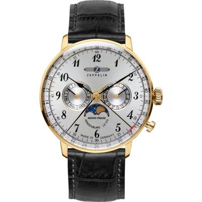 Montre Zeppelin 7038-1 Hindenburg Mondphase