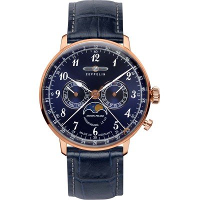 Montre Zeppelin 7038-3 Hindenburg Mondphase