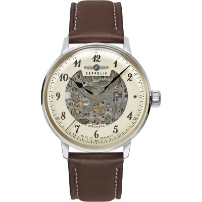 Montre Zeppelin LZ 129 Hindenburg 8068-5 LZ 129 Hindenburg Skeleton